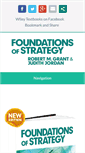Mobile Screenshot of foundationsofstrategy.com